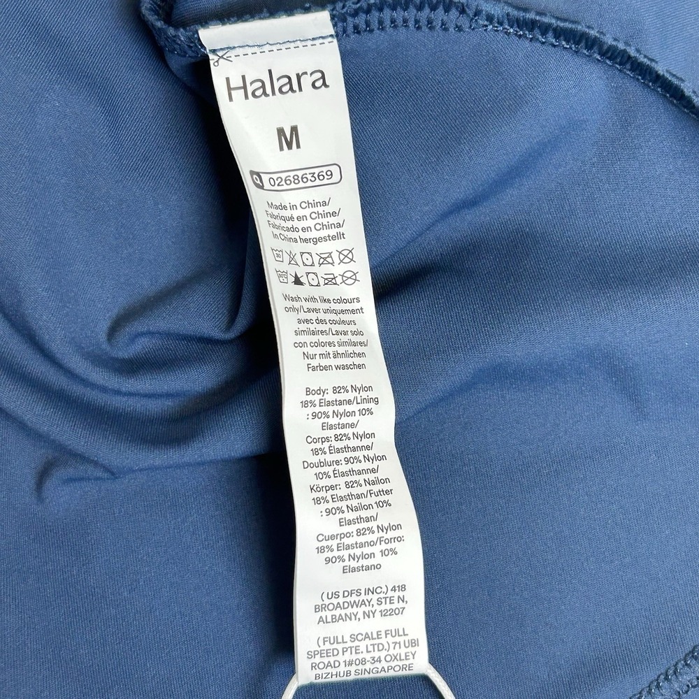 Halara Blue Softlyzero™ Airy Backless Twisted Coo… - image 9